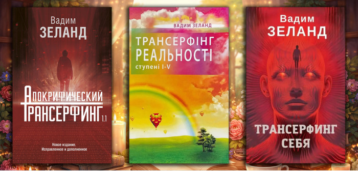 Комплект з 3х книг Трансерфінг. Вадим Зеланд  (тверда палітурка)