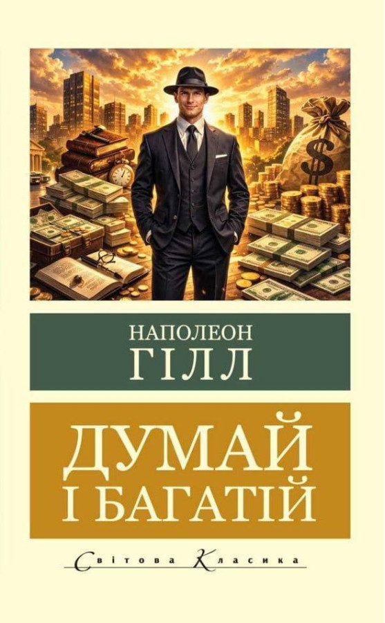 Думай і багатій. Гілл Наполеон. Світова класика. Укр. мова.