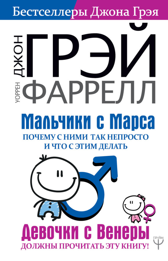 Хлопчики з Марса. Чому з ними так непросто і що з цим робити. Джон Грей, Воррен Фаррелл. (м'яг. палітурка)